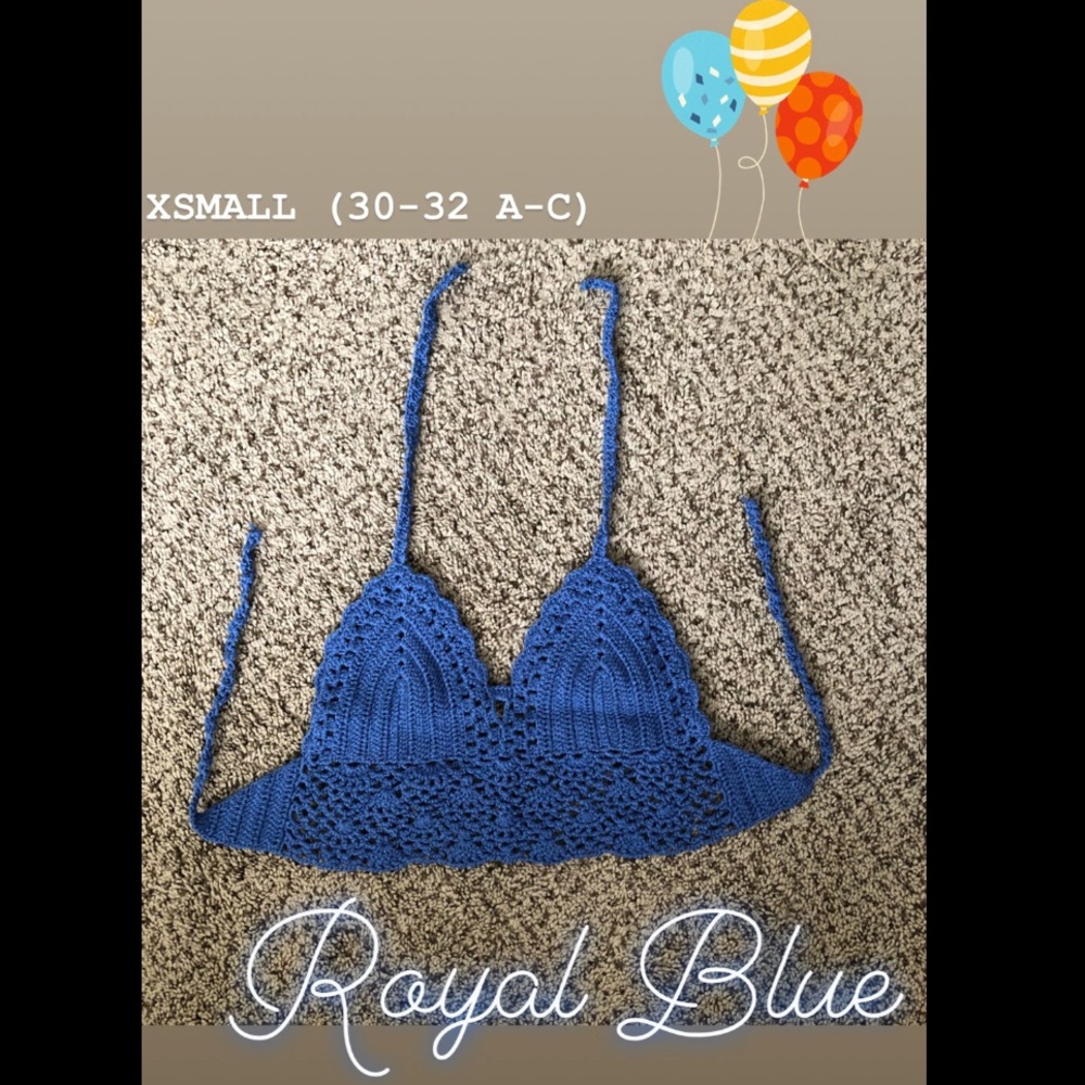 Summer boho crochet halter top